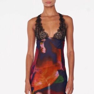 RAT & BOA - PAOLA FLORAL SLIP DRESS - SIZE XXS